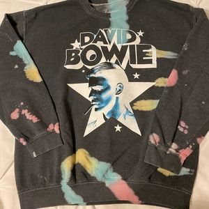 David Bowie crew neck sweatshirt